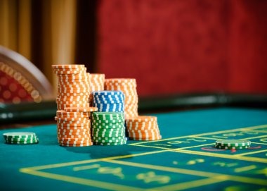 Live dealer showing blackjack game